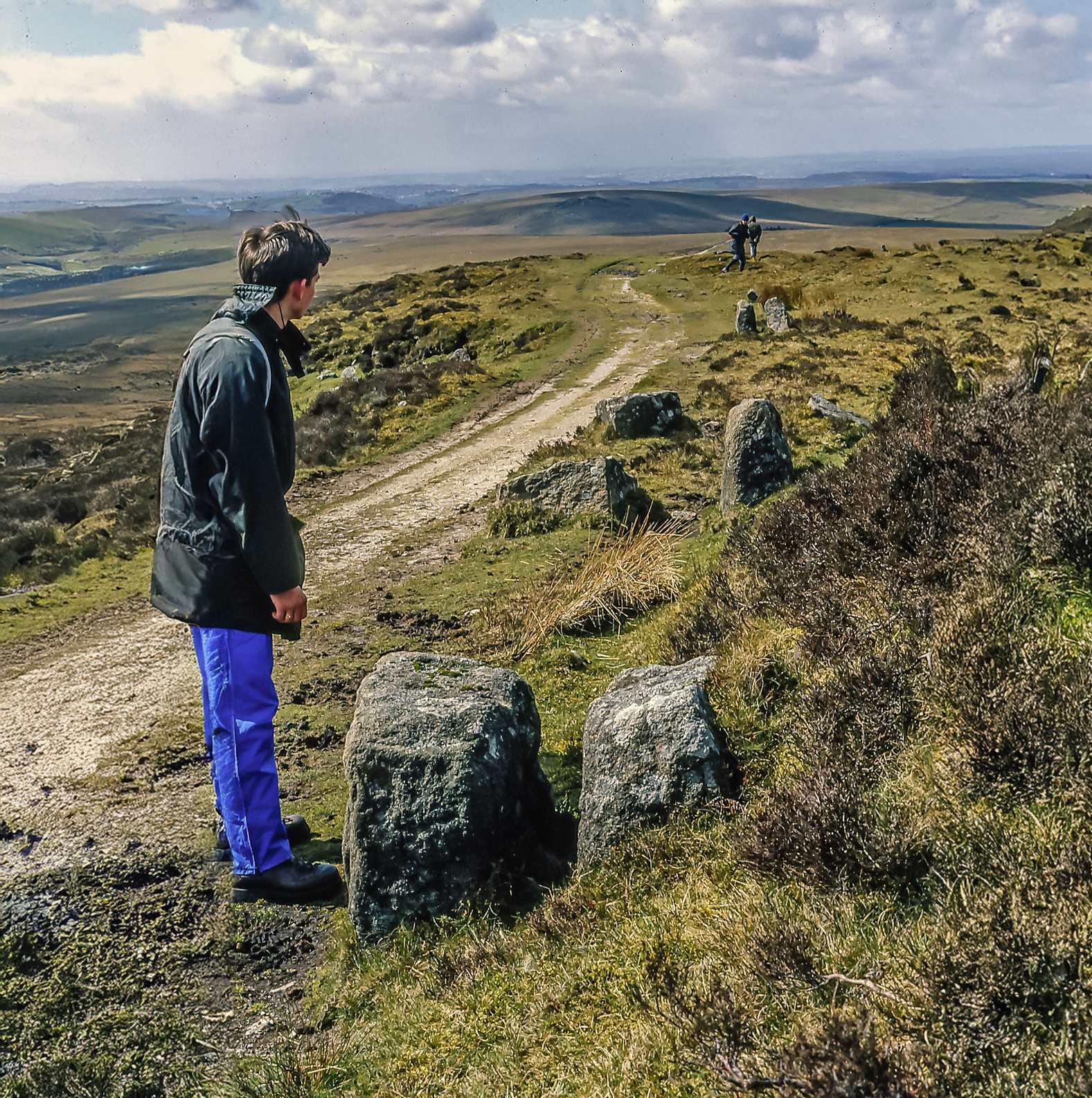 Flat rods stands Eylesbarrow Apr 1990